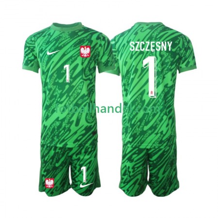 Barn Fotballdrakter Keeper Polen Szczesny 1 Tredje 2024 Kortermet